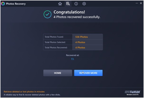 Photos recovery