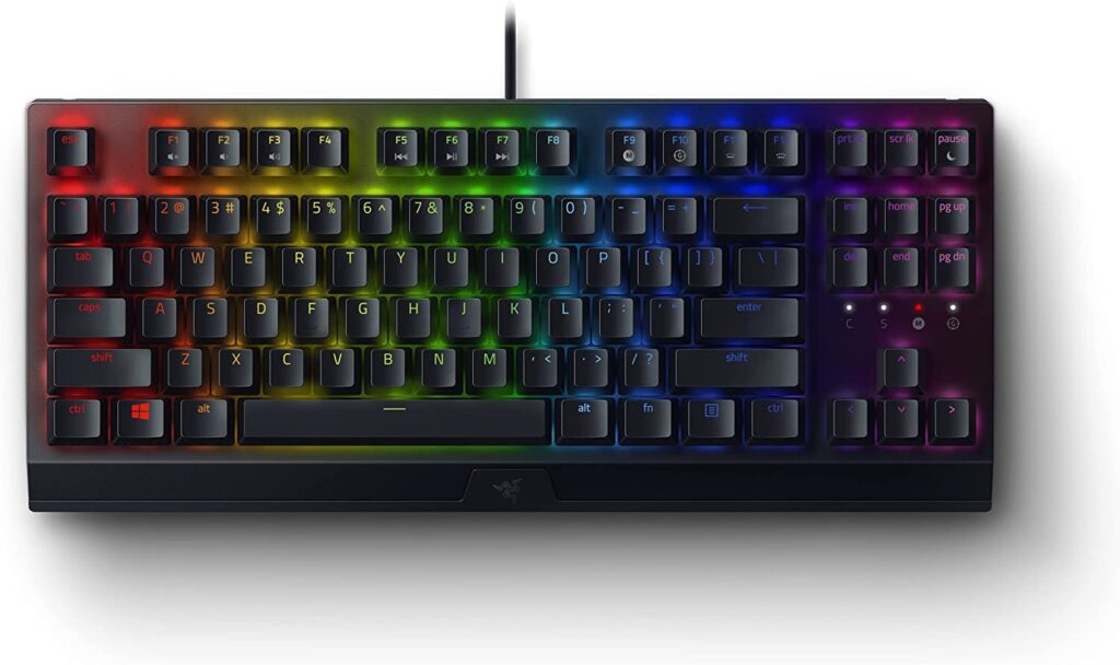 Razer BlackWidow V3 Tenkeyless - Mechanical Wired Gaming Keyboard