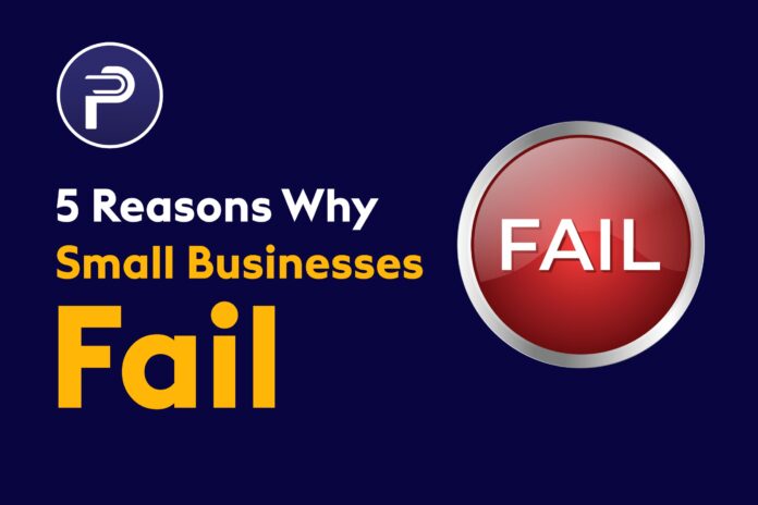 5 Reasons Why Small Businesses Fail